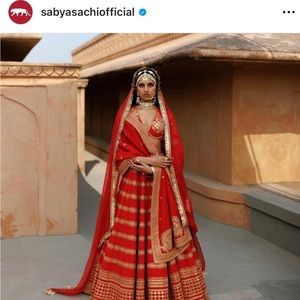 Gorgeous Sabyasachi red bridal lehenga (From heritage collection 2022)